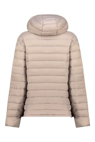 Gewatteerde Jas met Capuchon - Beige