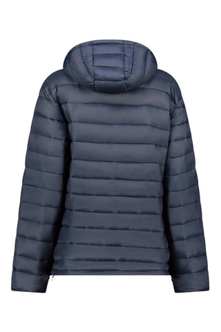 Gewatteerde Jas met Capuchon - Marineblauw