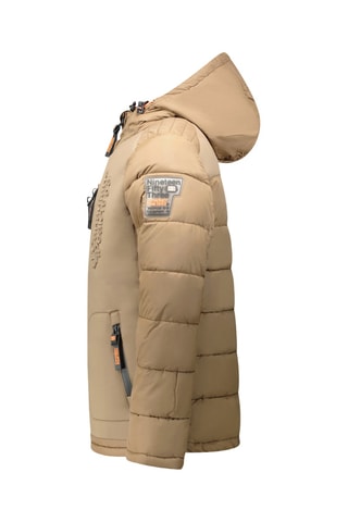 Gewatteerde Jas met Capuchon Beachweak - Taupe