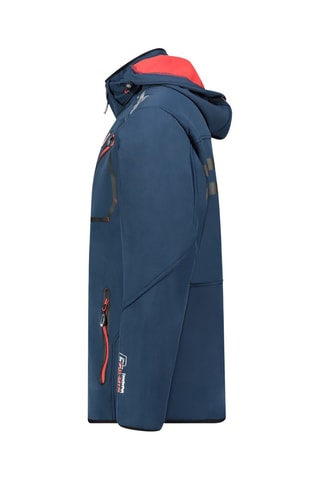 Jasje Softshell Royauteak - Marineblauw en Rood