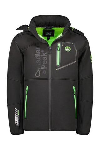 Jasje Softshell Tubis - Zwart en Lichtgroen