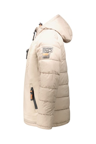 Gewatteerde Jas met Capuchon Beachweak - Beige