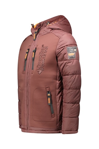 Gewatteerde Jas met Capuchon Beachweak - Bruin