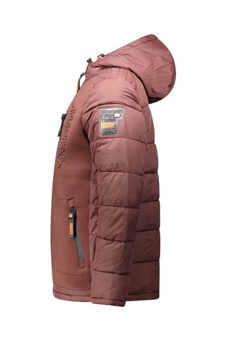 Gewatteerde Jas met Capuchon Beachweak - Bruin