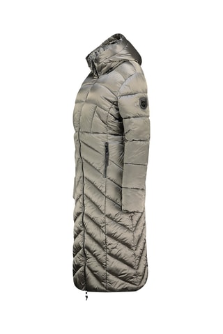 Lange Gewatteerde Jas Blancheak - Lichtgrijs