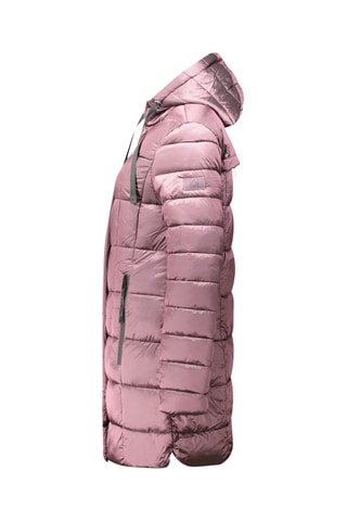 Lange Gewatteerde Jas Bullieak - Lichtpaars