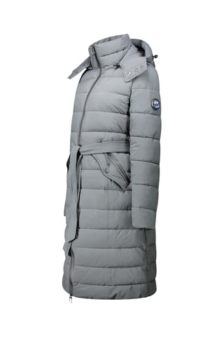 Lange Gewatteerde Jas Cabimeak - Donkergrijs