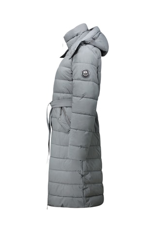 Lange Gewatteerde Jas Cabimeak - Donkergrijs