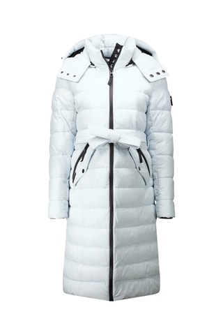 Lange Gewatteerde Jas Cabimeak - Hemelsblauw