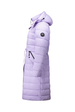 Lange Gewatteerde Jas Cabimeak - Paars