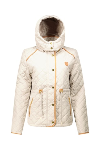 Gewatteerde Jas met Capuchon Doyateak - Beige