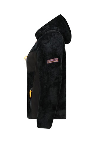 Fleece Jasje met Capuchon Toscaneak - Zwart