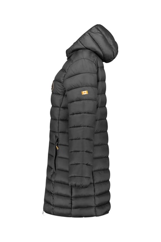 Lange Gewatteerde Jas Atikamapeak - Zwart