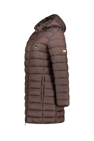 Lange Gewatteerde Jas Atikamapeak - Bruin