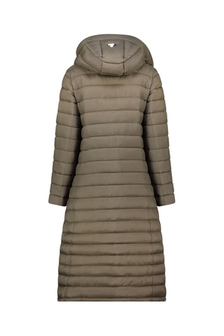 Lange Gewatteerde Jas Azuleak - Kaki