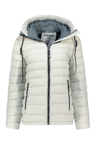 Gewatteerde Jas met Capuchon Azuleak - Lichtblauw