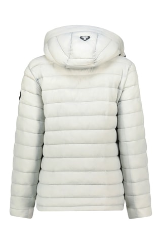 Gewatteerde Jas met Capuchon Azuleak - Lichtblauw