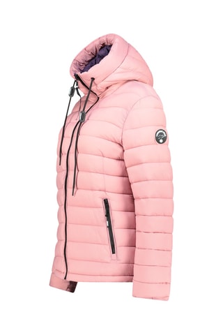 Gewatteerde Jas met Capuchon Azuleak - Oudroze