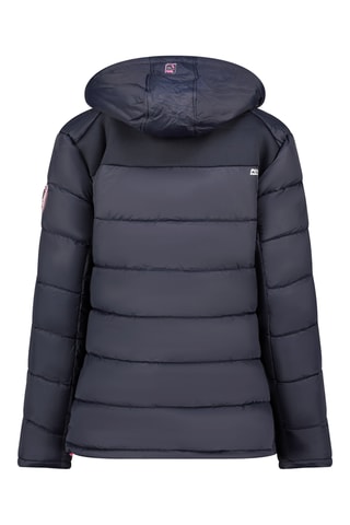 Gewatteerde Jas met Capuchon Beachweak - Marineblauw