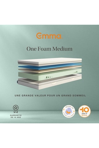 Matelas Second One Medium Emma reconditionné - Epaisseur 18 cm