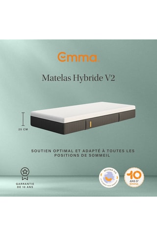 Matelas Second Life Hybrid II Emma reconditionné - Epaisseur 25 cm