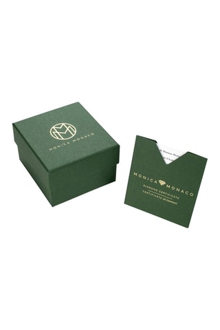 Stalen Quartz Horloge met Diamant - Goudkleurig en Wit