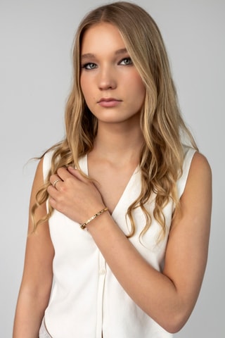 Open Armband - Doublé Geelgoud