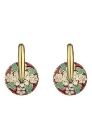 Oorbellens Aurelia - Roestvrij Staal & Enamel