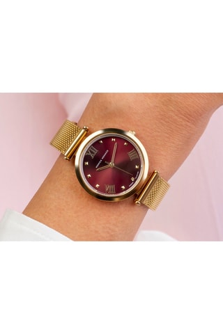 Stalen Quartz Horloge met Diamanten