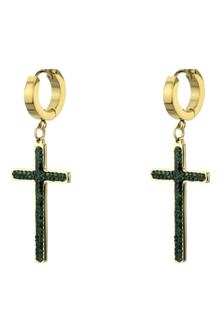 Creolen - Goudkleurig en groen - Marc Malone