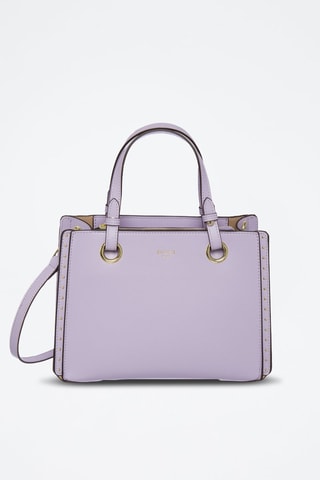 Sac à main en cuir Pearl - Violet