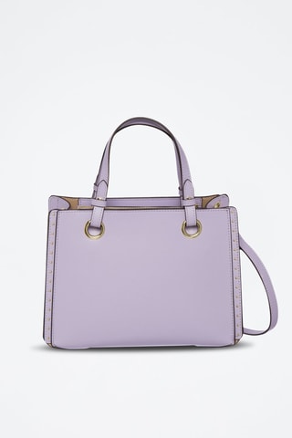 Sac à main en cuir Pearl - Violet