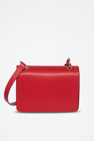 Sac bandoulière en cuir Olaf - Rouge