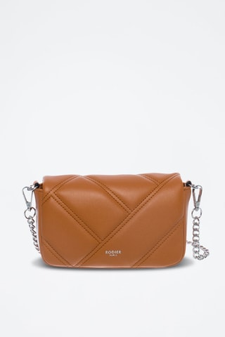 Mala a tiracolo de couro Canon - Castanho