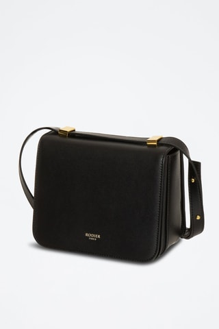 Sac bandoulière en cuir Prestige - Noir