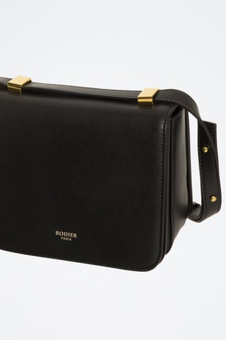 Sac bandoulière en cuir Prestige - Noir