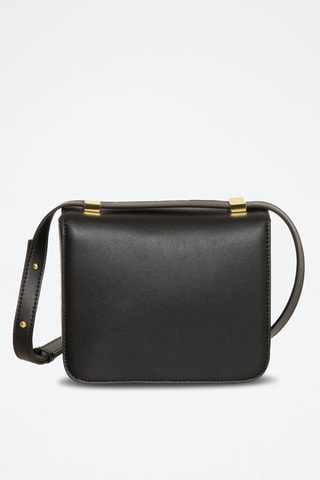 Sac bandoulière en cuir Prestige - Noir