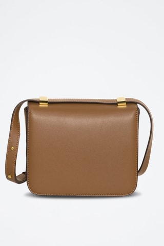 Sac bandoulière en cuir Prestige - Marron