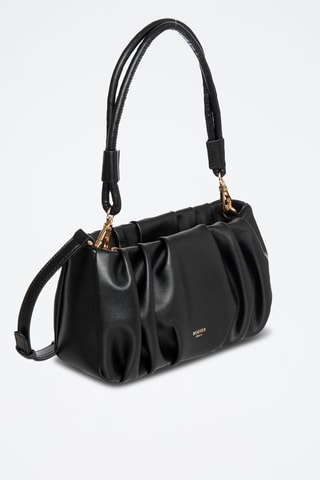 Sac bandoulière en cuir Allure - Noir