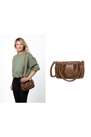 Sac bandoulière en cuir Allure - Marron