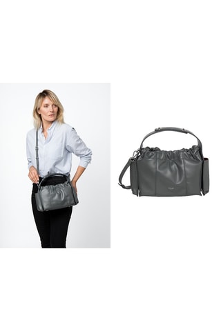 Sac à main en cuir Prince - Gris