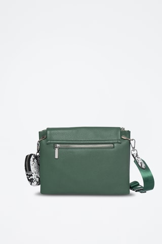 Sac bandoulière en cuir Valauris - Vert