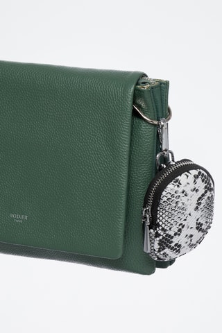 Sac bandoulière en cuir Valauris - Vert