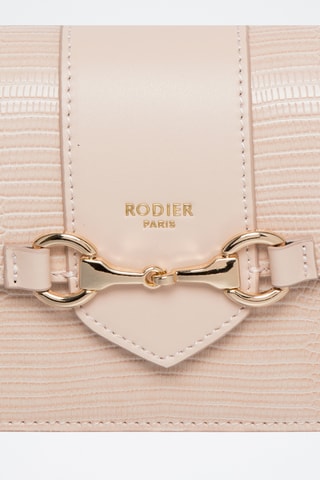 Sac porté épaule en cuir Capsule - Rose clair