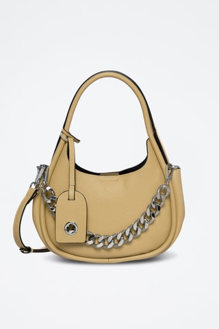 Sac à main en cuir Poésie - Jaune clair