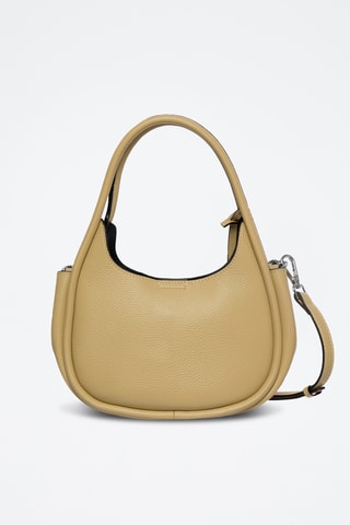 Sac à main en cuir Poésie - Jaune clair