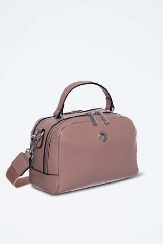Sac bandoulière en cuir Funky - Rose