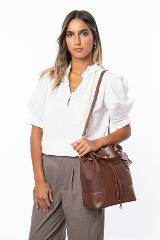 Sac seau Saphir - Marron