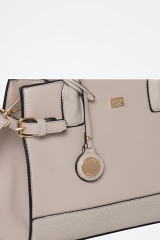 Handtas Voyelle - Zwart - Lichtbeige