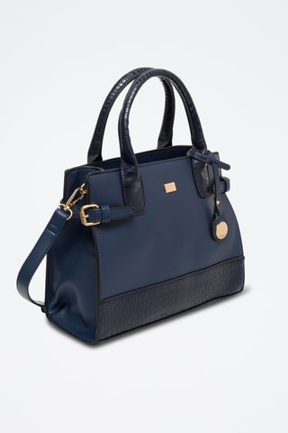 Mala Voyelle - Preto - Azul-marinho